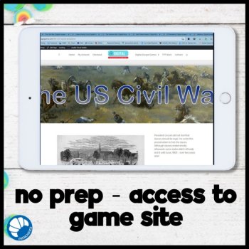 Civil War Escape Room US History Review High School Social Studies Game, image 2
