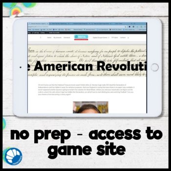 High School digital Escape Room for US History: American Revolutionary War, image 2