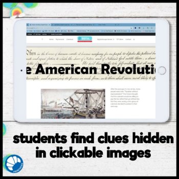 High School digital Escape Room for US History: American Revolutionary War, image 3