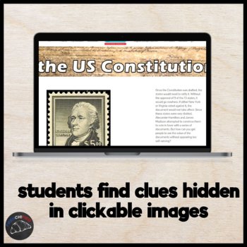 The US Constitution game - US history escape room high school history activity, image 3
