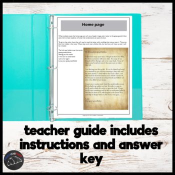 World War 1 Digital Escape Room high school US history World History WW1 game, image 4