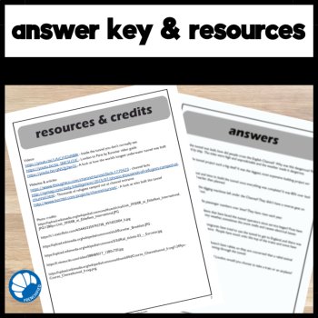 French Reading Comprehension Eurostar & Chunnel Activity with Questions, image 4
