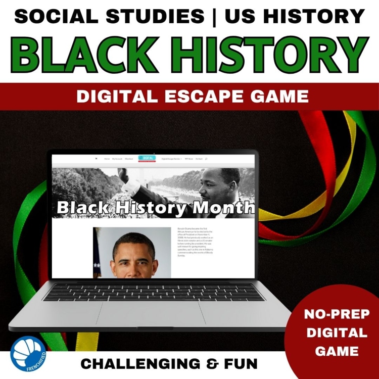 Black History Month High School Digital Escape Room | US History