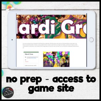 French Mardi Gras escape room Fat Tuesday activity for high school French, image 2