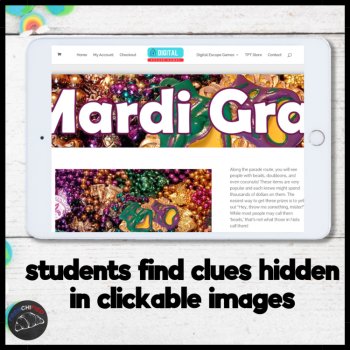 French Mardi Gras escape room Fat Tuesday activity for high school French, image 3