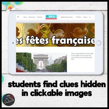 French Holidays Digital Escape Game - fun French culture activity for les fêtes, image 3