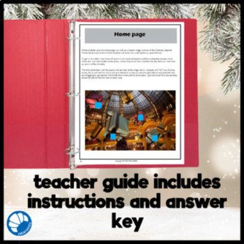 Joyeux Noel Christmas in France digital Escape game for French learners, image 4