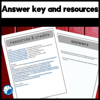 Josephine Baker French Reading Comprehension | Biography Activity, image 4