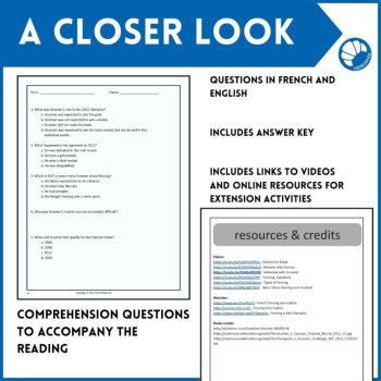 Intermediate French Reading Comprehension • Gauthier Grumier Sports Reading, image 4