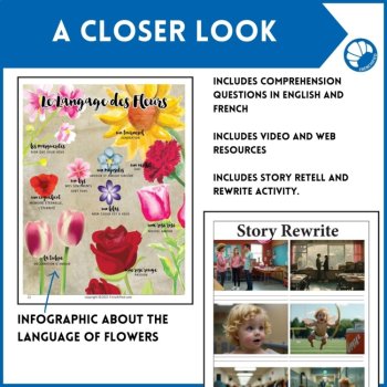 French Valentine's Day Reading Comprehension | Intermediate Short Story, image 4