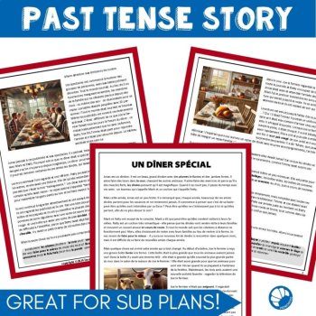 French Thanksgiving Activity | Reading Comprehension Short Story, image 3