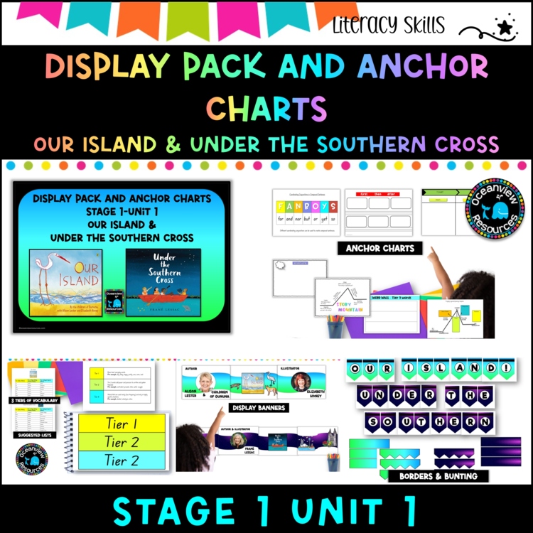 Unit 1- Stage 1: DISPLAY PACK- Mentor texts Our Island, Under the Southern Cross