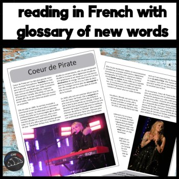 French music reading comprehension and questions Coeur de Pirate, image 2