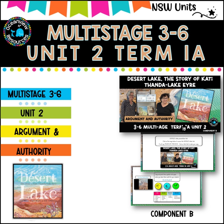 Multigrade 3-6 NSW DET Unit 2 DESERT LAKE by Pamela Fuller Component B Term 1A