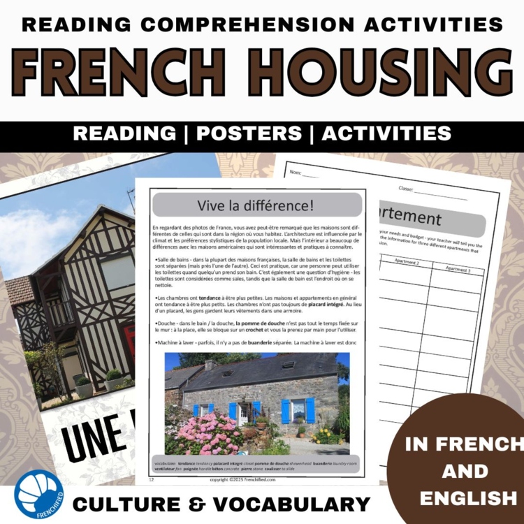 la Maison French Houses and Apartments reading activities cultural unit