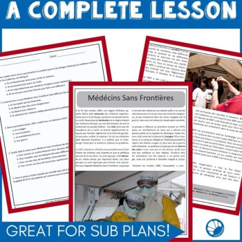 Médecins Sans Frontières French Reading Comprehension, Intermediate, image 2
