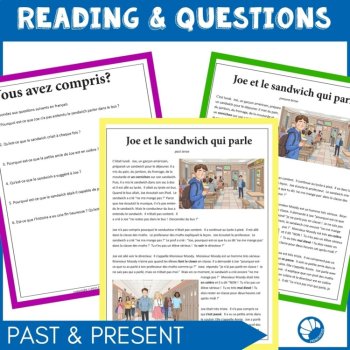 French reading Comprehension short story present and past tense, image 4