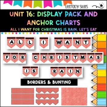 Unit 16:NSW DET Unit Display pack-ALL I WANT FOR CHRISTMAS IS RAIN & LET'S EAT, image 3