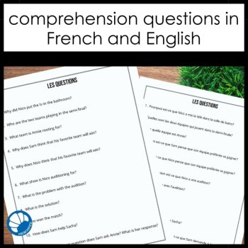 Extra French Listening Comprehension Worksheets & Activities | Episodes 1-13, image 3