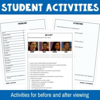 Extra Episode 12 French Listening Comprehension Activities, image 2