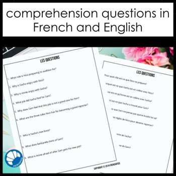 Extra Episode 9 French Listening Comprehension Activities, image 3