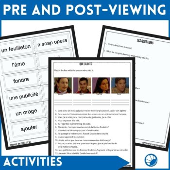 French Extra Episodes 5-8 Listening Comprehension Worksheets, image 2