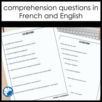 Extra Episode 5 French Listening Comprehension Activities, image 3