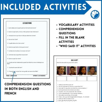 French Extra Episodes 1-4 Listening Comprehension Worksheets, image 4