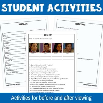 Extra Episode 4 French Listening Comprehension Activities, image 2