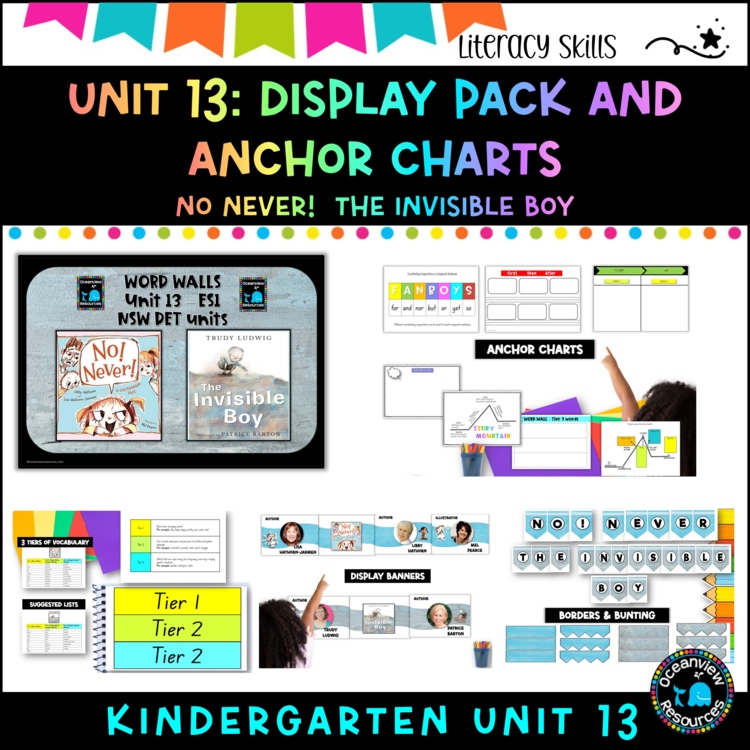 Unit 13:NSW DET Unit Display pack-NO NEVER! & THE INVISIBLE BOY