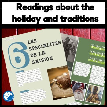 French Christmas readings winter activity for French learners le Noël Nouvel An, image 2