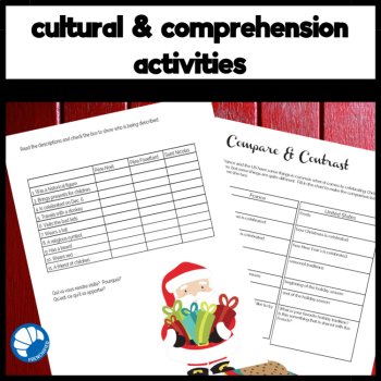 French Christmas readings winter activity for French learners le Noël Nouvel An, image 3