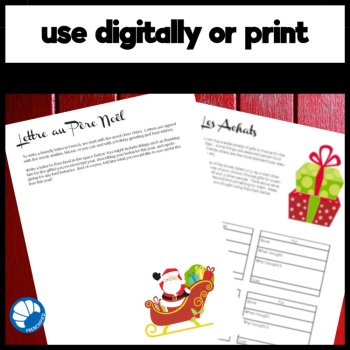 French Christmas readings winter activity for French learners le Noël Nouvel An, image 4