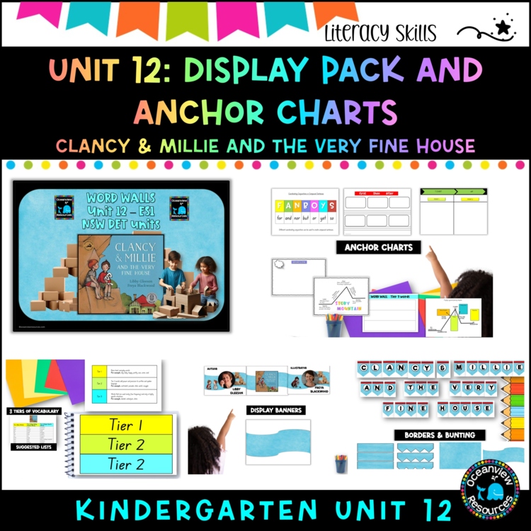 Unit 12:NSW DET Unit Display pack-CLANCY AND MILLIE AND THE VERY FINE HOUSE
