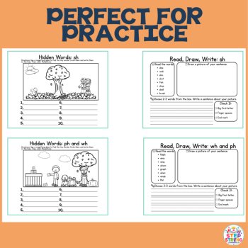 Fall Digraphs I Spy Centers & Activities| Sh Ch Th Wh Ph I Spy Hidden Picture, image 3