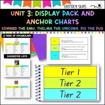 Unit 3:NSW DET Unit Display pack-Edward the Emu, Thelma the Unicorn, Pig the Pug, image 2