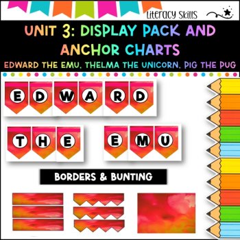 Unit 3:NSW DET Unit Display pack-Edward the Emu, Thelma the Unicorn, Pig the Pug, image 4