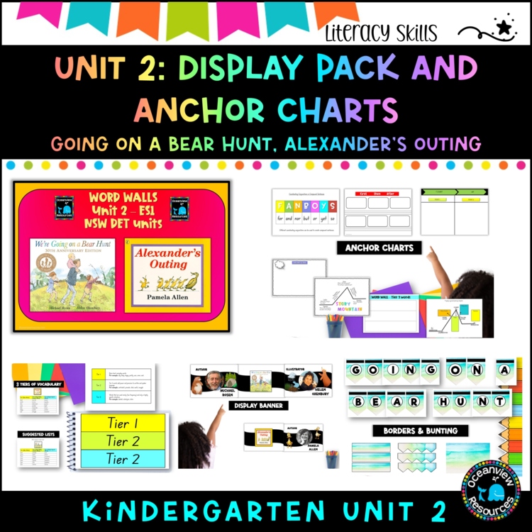 Unit 2: NSW DET Unit- Display pack-Going on a Bear Hunt, and Alexander's Outing