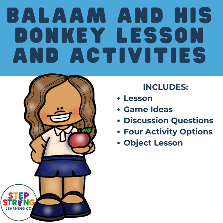 Balaam and the Donkey Bible Lesson| Kids Church & Sunday School