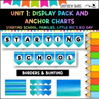Unit 1: NSW DET Mentor Texts- Display pack-Starting school, Families,, image 4