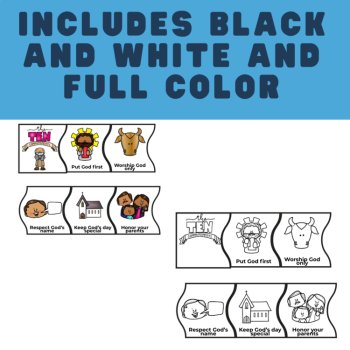 Ten Commandments Puzzle Race Game | Bible Activity for Kids, image 2
