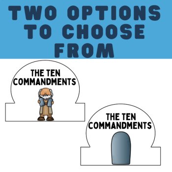Ten Commandments Crown Craft | Bible Lesson Activity, image 2