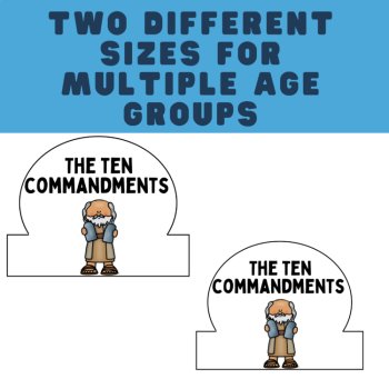 Ten Commandments Crown Craft | Bible Lesson Activity, image 3