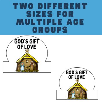 Christmas Nativity Crown Craft for Kids Church, Sunday School, and Homeschool, image 3