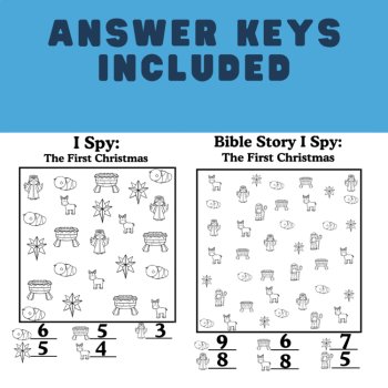 First Christmas Nativity Story I Spy Activity Pack, image 3