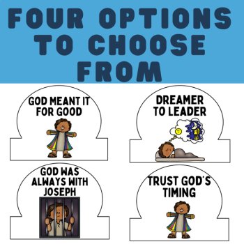 Joseph Crown Craft | Bible Story Activity for Sunday School, Homeschool, Church, image 2