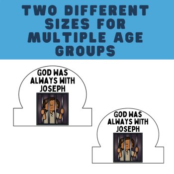 Joseph Crown Craft | Bible Story Activity for Sunday School, Homeschool, Church, image 3