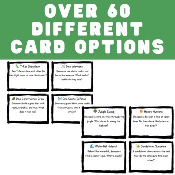 Dinosaur Pretend Play Cards| Dramatic Play| Centers, image 2