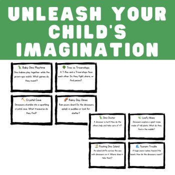 Dinosaur Pretend Play Cards| Dramatic Play| Centers, image 4