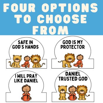Daniel and the Lions’ Den Crown Craft | Bible Story Activity, image 4
